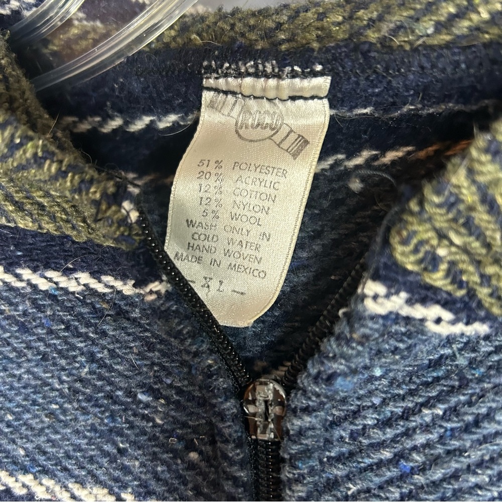 Roco Striped Hooded Jacket Mexican Baha size XL - Picture 7 of 12